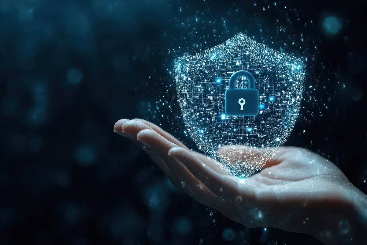 A cybersecurity shield concept symbolizing incident response planning