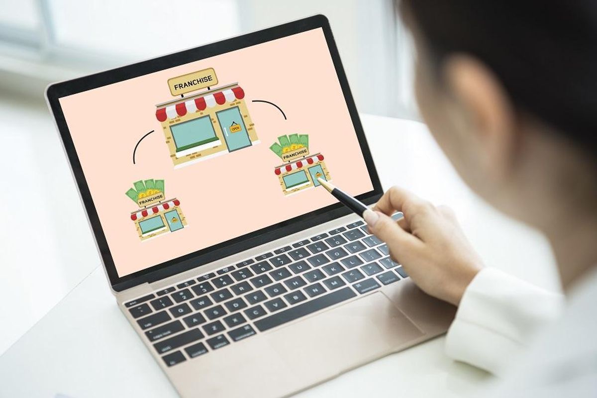 A franchise concept graphic