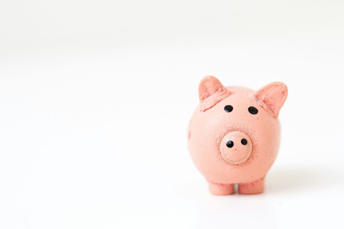 A piggy bank representing saving for financial security for entrepreneurs