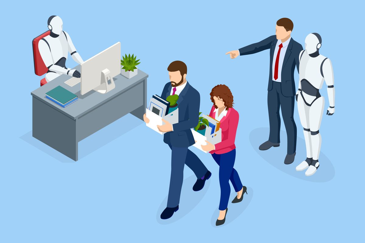 AI robots being hired to replace human writers