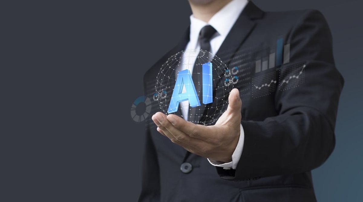 Business man select A.I. (Artificial Intelligence)