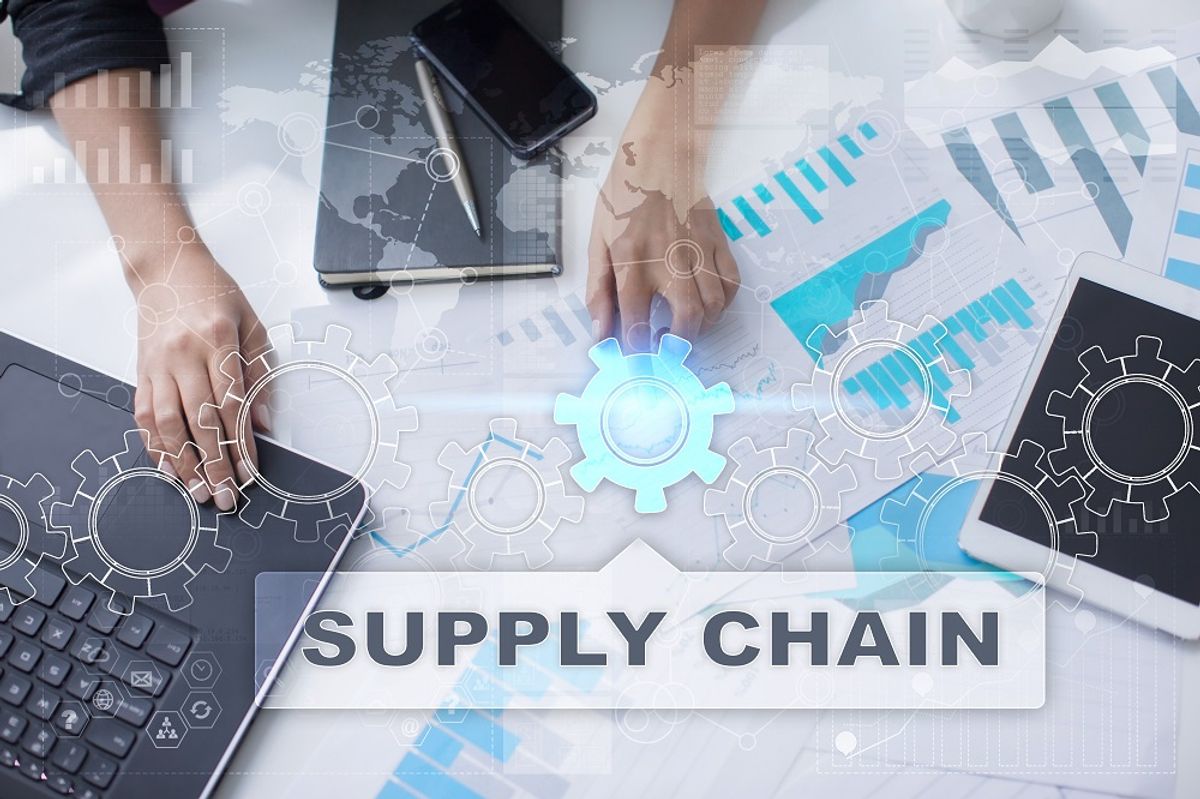 Business owner strategizing solutions to supply chain problems
