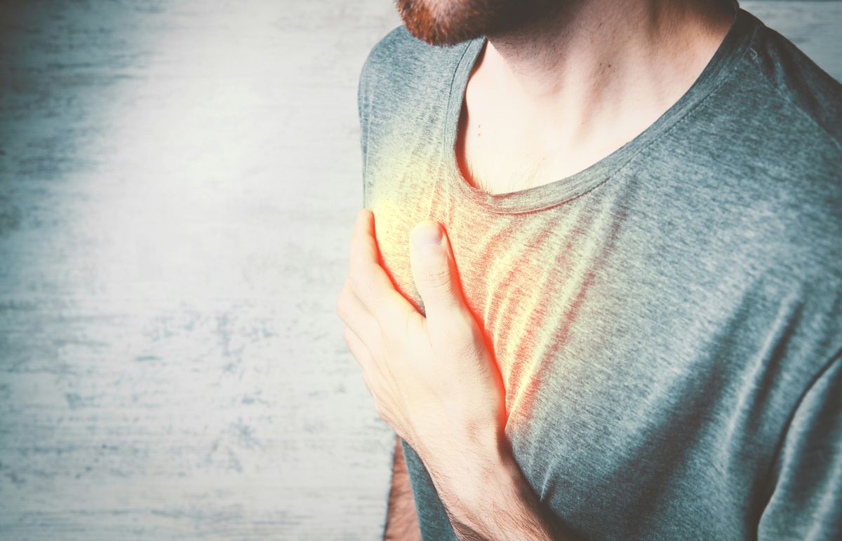 Chest pain is a health warning sign