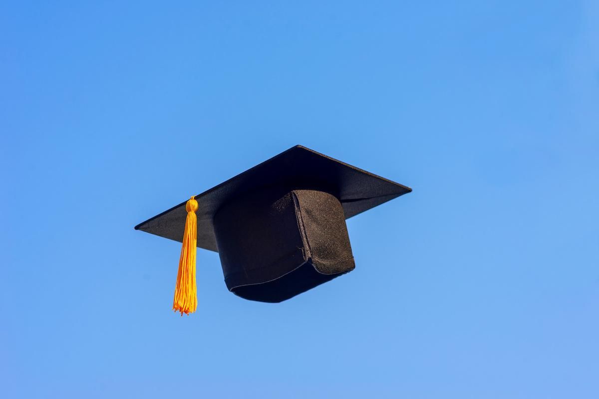 graduation cap symbolizing business skills