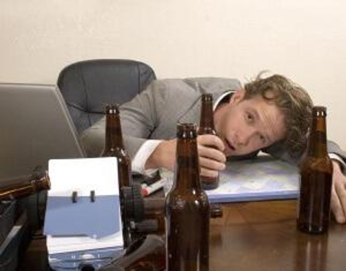 Please Drink Responsibly at Your Desk