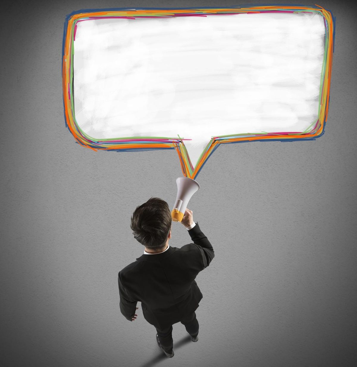 Message from megaphone