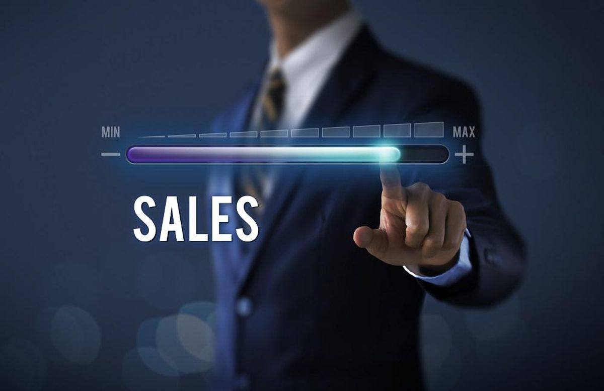 Sales Success concept