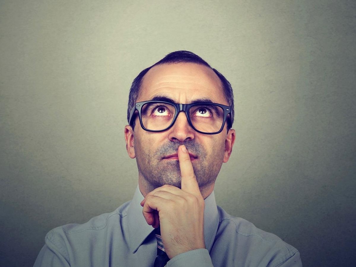 thoughtful businessman